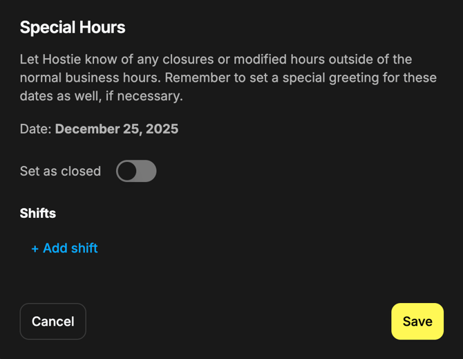 8 - Select Closed or ...