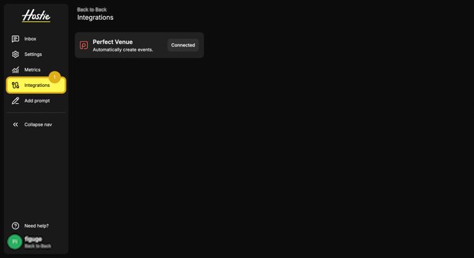 Integration 1 - manager